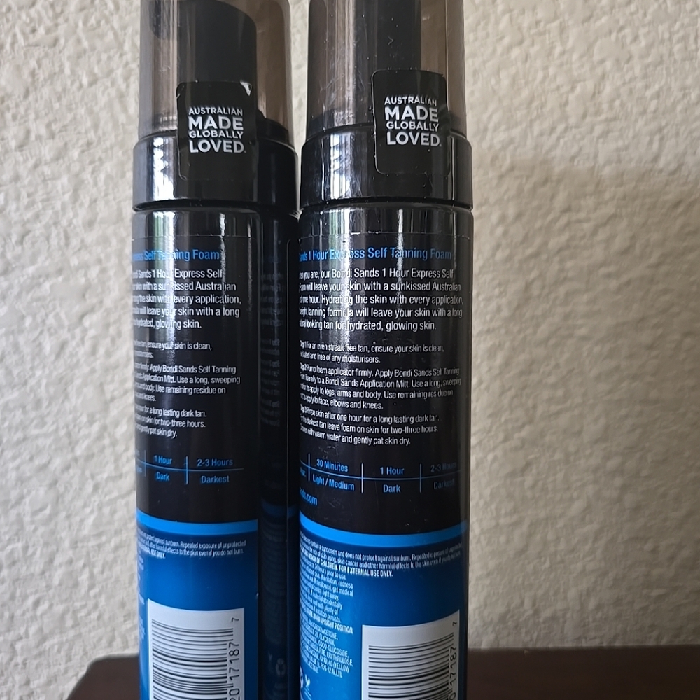 2 Bondi Sands Dark Tanning Foam 7oz Self Tanner NEW Sealed